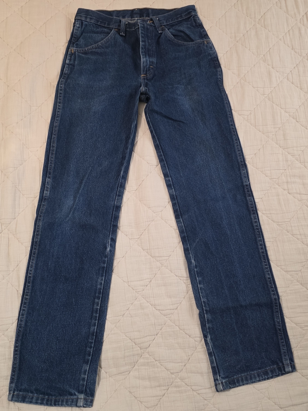Rustler Classic Men's Dark Blue Straight-Leg Jeans